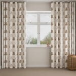 Teddies Cream Wave Curtain