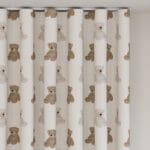 Teddies Cream Wave Curtain
