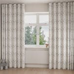 Twinkle Stars Silver Wave Curtain