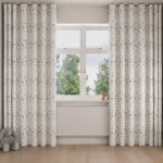 Twinkle Stars Silver Wave Curtain