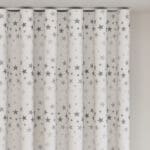 Twinkle Stars Silver Wave Curtain