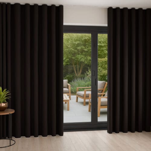 Rubens Ebony Wave Curtain