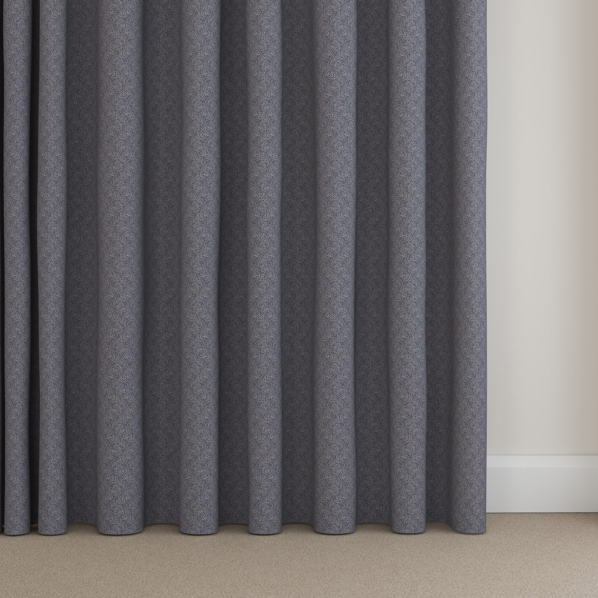 Rubens Indigo Wave Curtain - Image 5