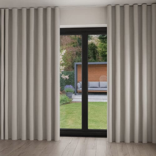 Cassatt Pewter Wave Curtain