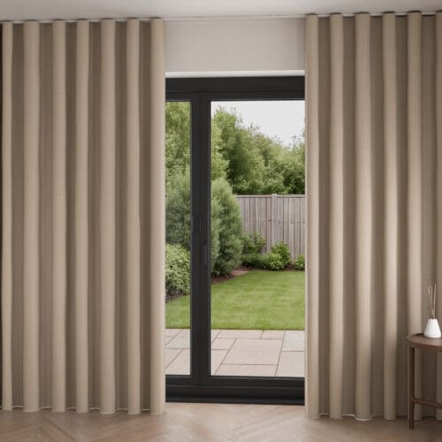 Cassatt Taupe Wave Curtain