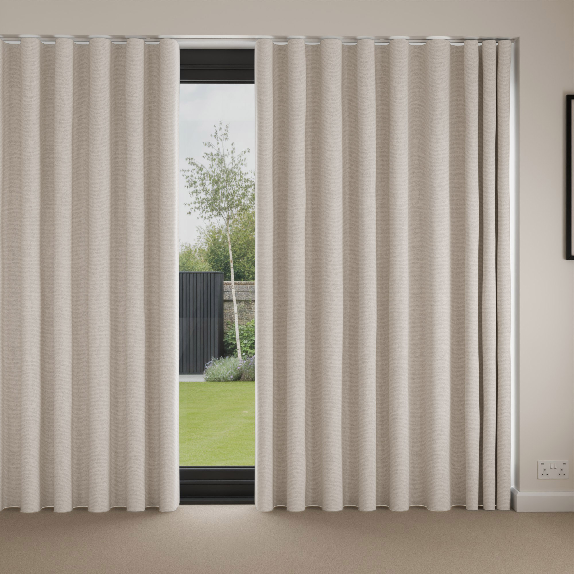 Mucha Ivory Wave Curtain - Image 4
