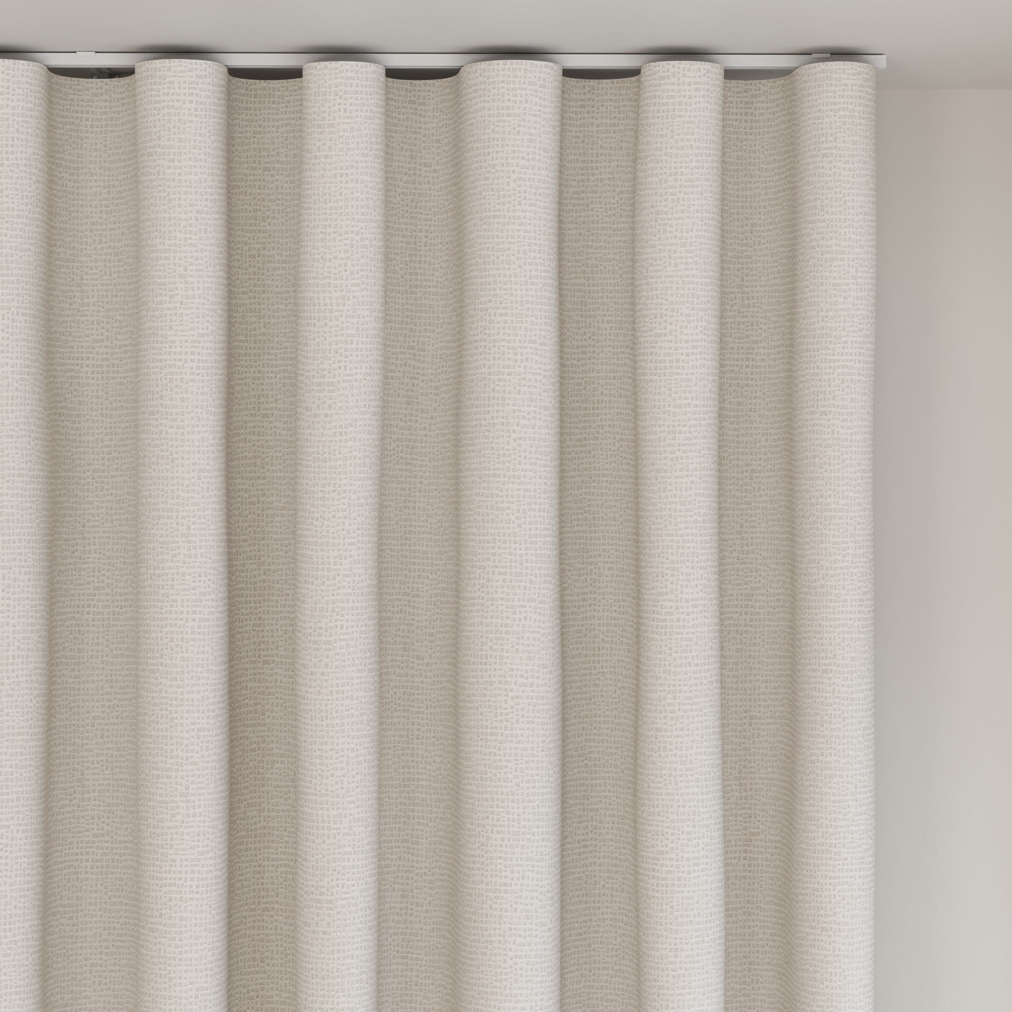 Mucha Ivory Wave Curtain - Image 6