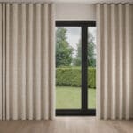 Mucha Taupe Wave Curtain