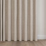 Mucha Taupe Wave Curtain