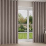 Monet Graphite Wave Curtain