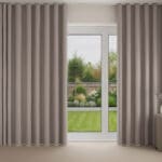 Monet Graphite Wave Curtain