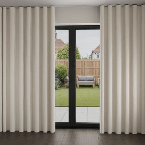 Monet Ivory Wave Curtain