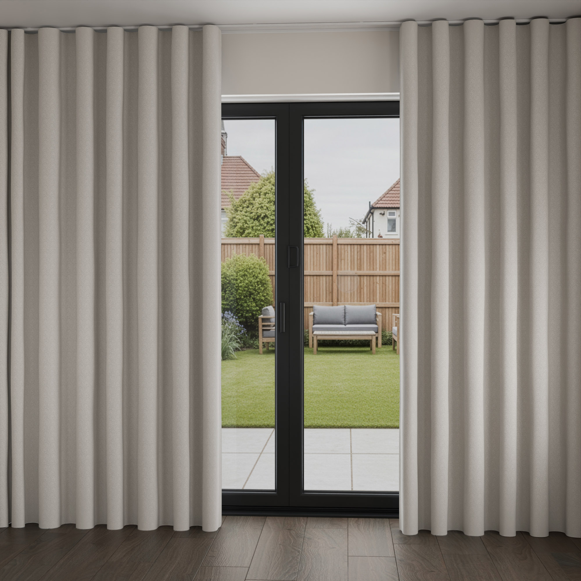 Blake Silver Wave Curtain