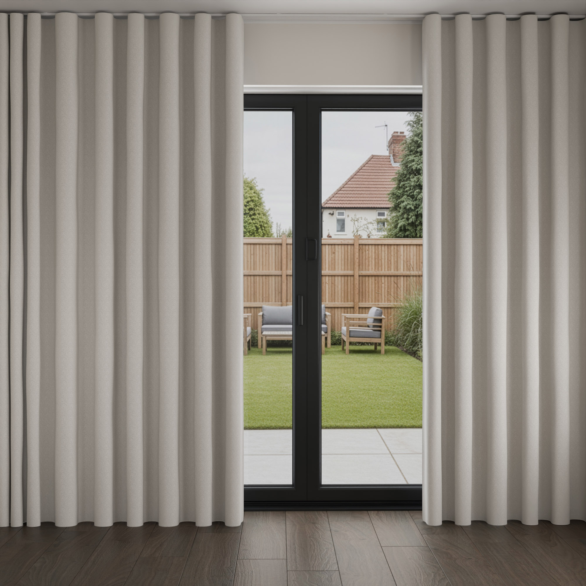 Blake Silver Wave Curtain - Image 3