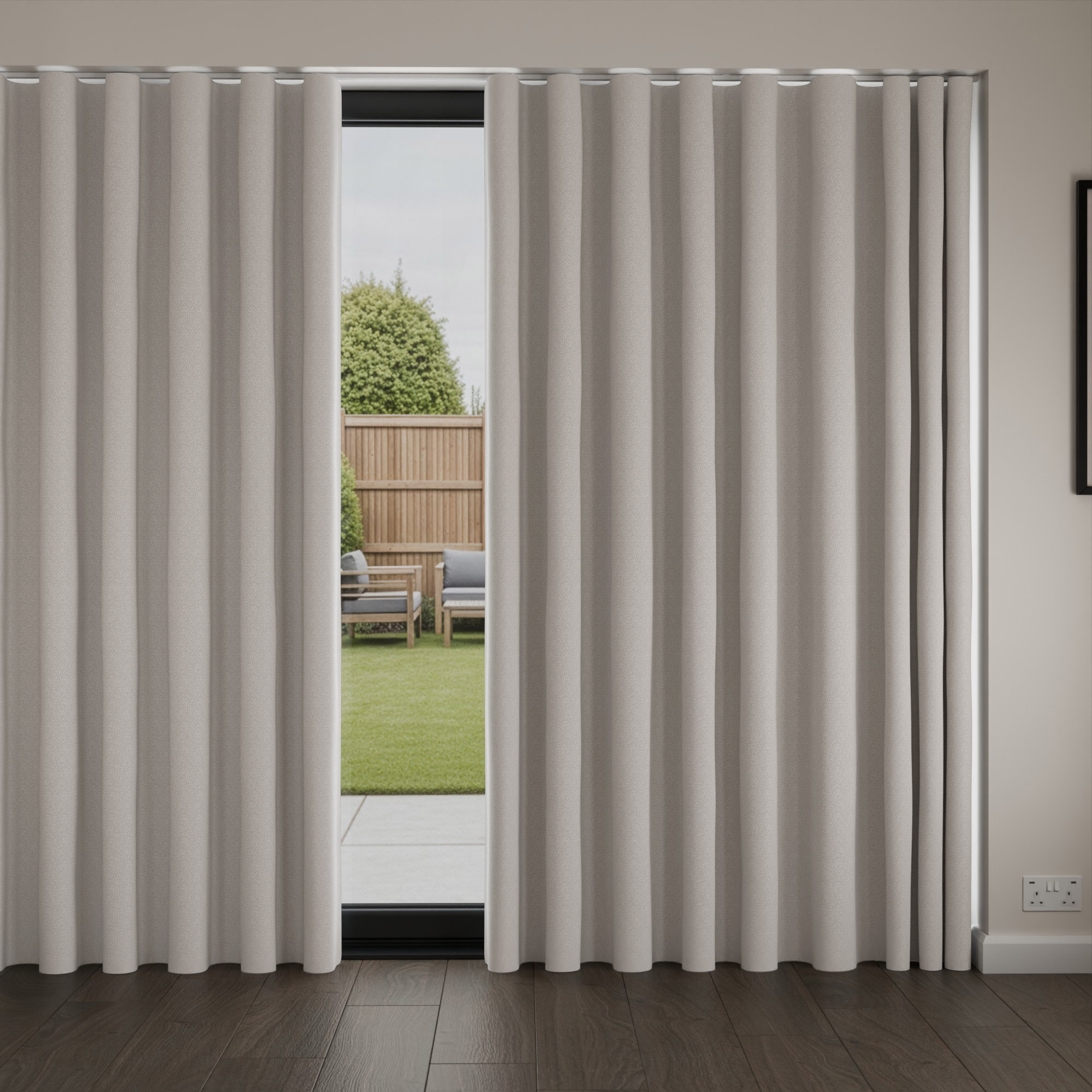 Blake Silver Wave Curtain - Image 4