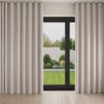 Goya Ecru Wave Curtain