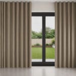 Renoir Taupe Wave Curtain