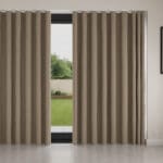Renoir Taupe Wave Curtain