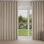 Boudin Taupe Wave Curtain