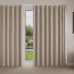 Boudin Taupe Wave Curtain