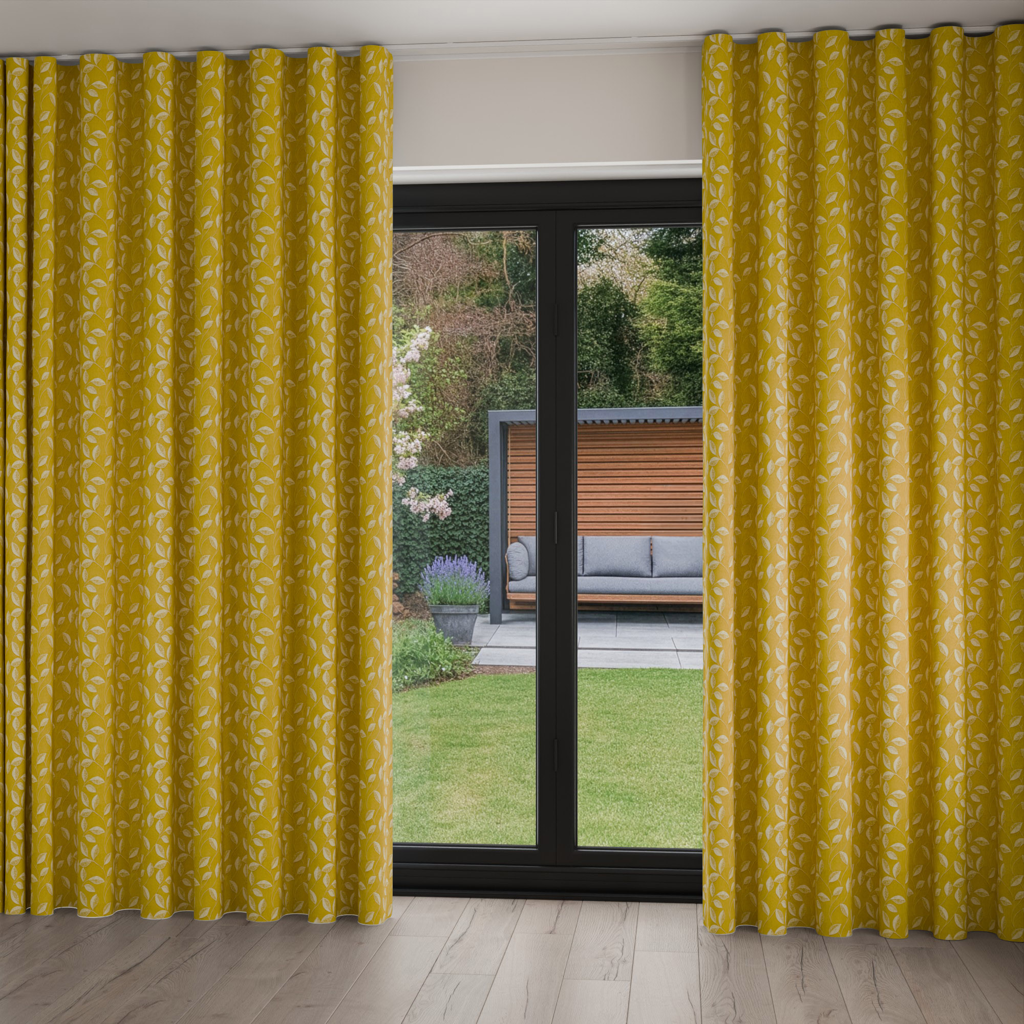 Stubbs Sunflower Wave Curtain