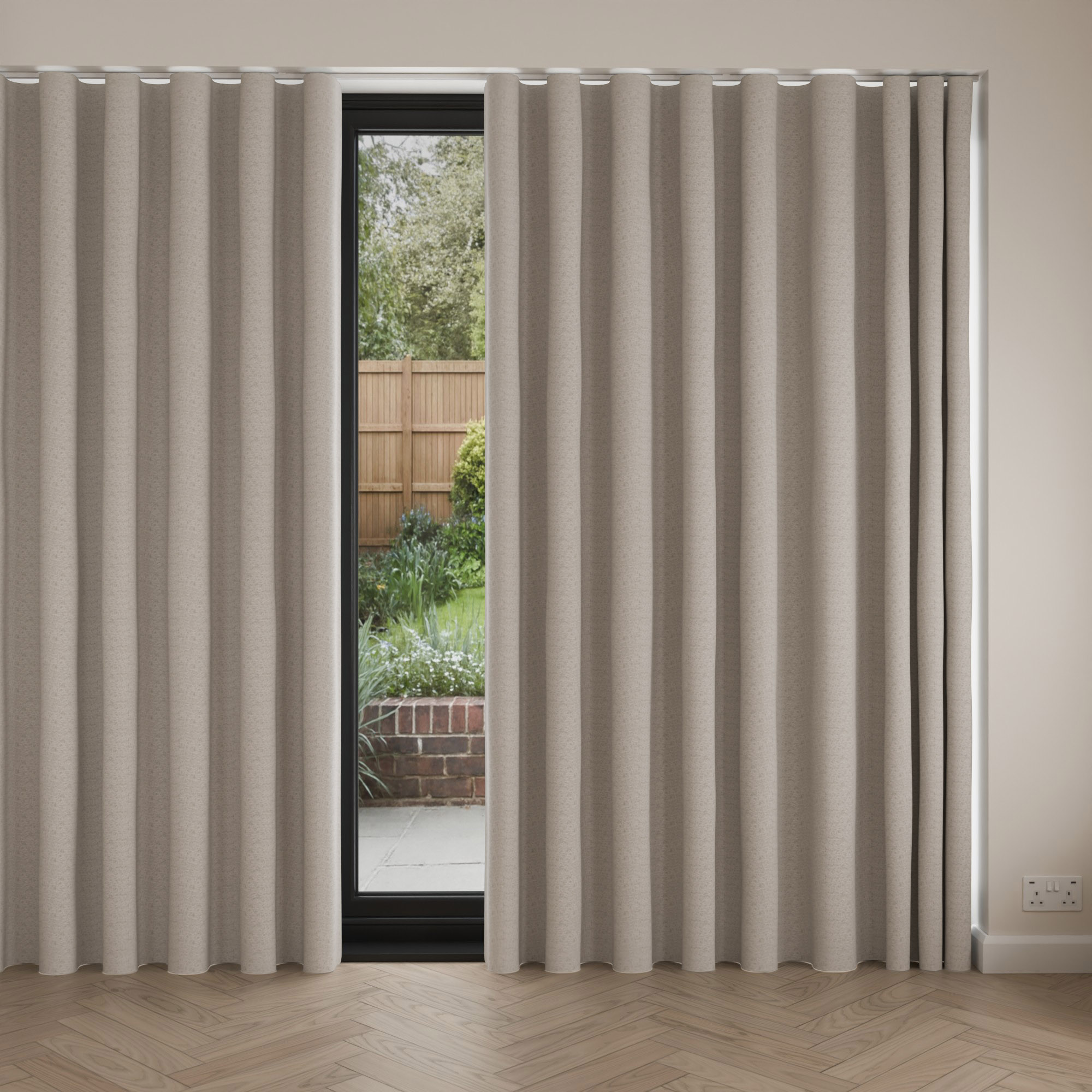 Klimt Linen Wave Curtain - Image 4
