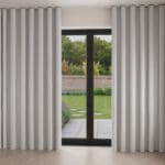 Klimt Silver Wave Curtain