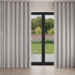 Klimt Silver Wave Curtain