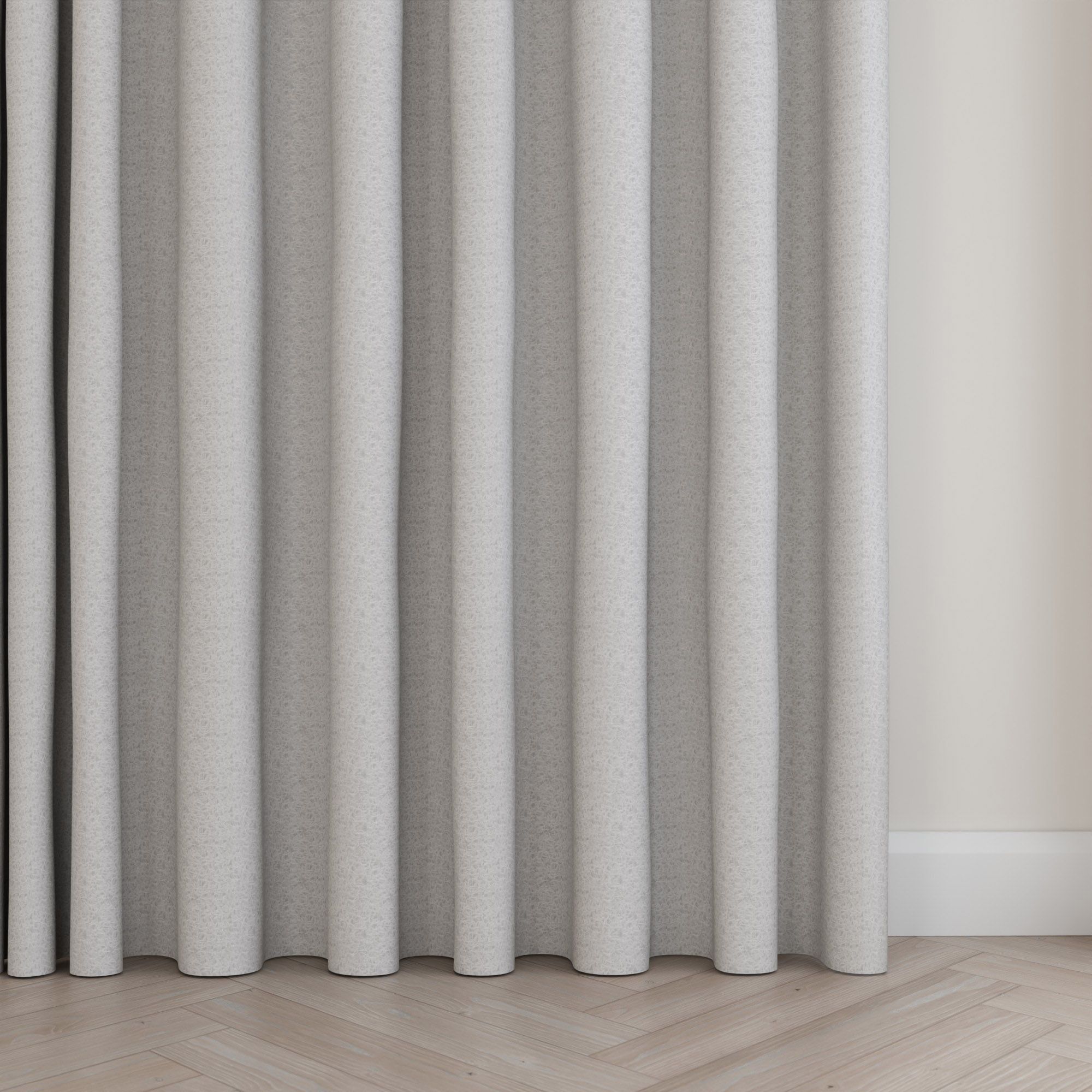 Klimt Silver Wave Curtain - Image 5