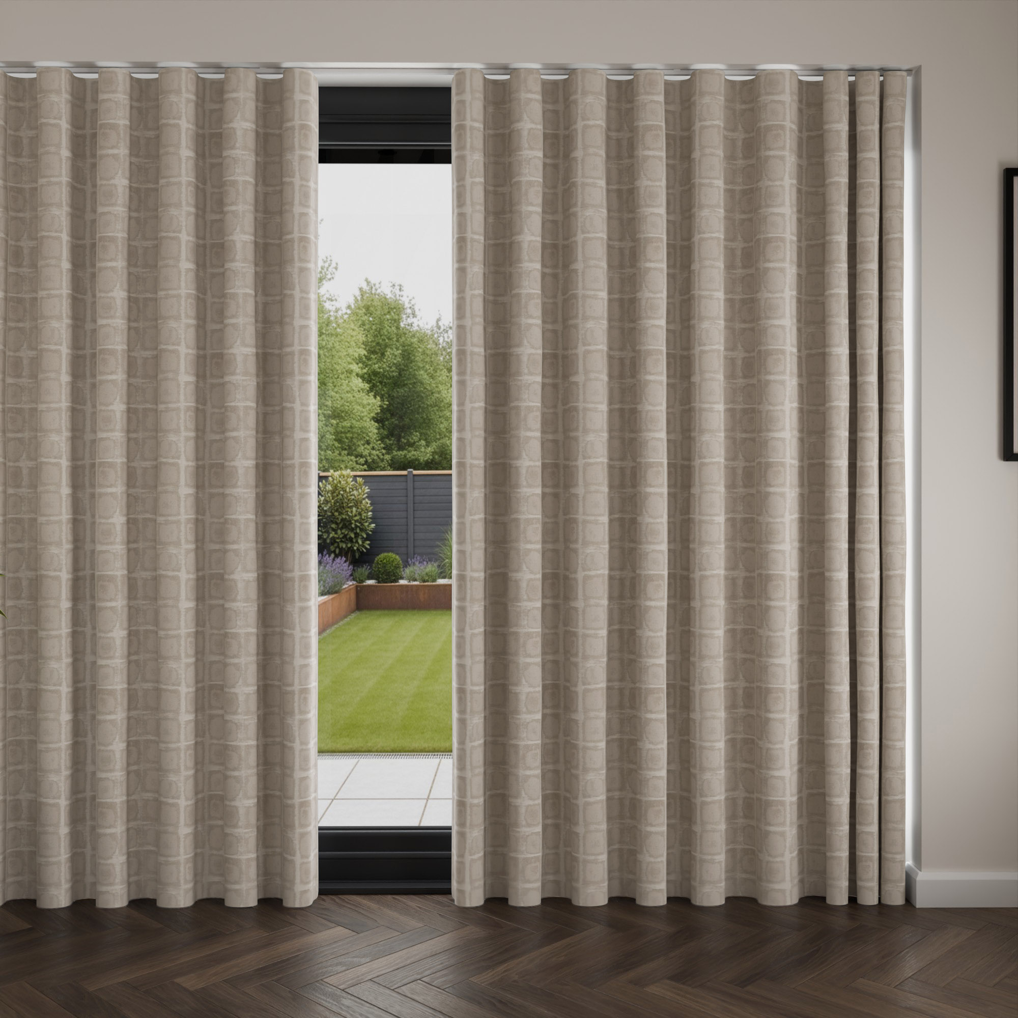 Gryon Pewter Wave Curtain - Image 4