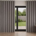Baden Graphite Wave Curtain