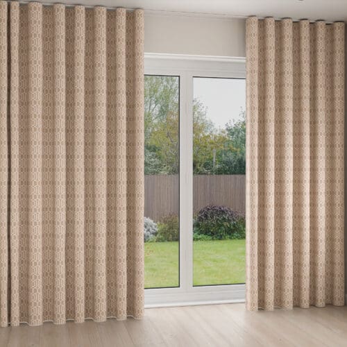 Baden Blush Wave Curtain