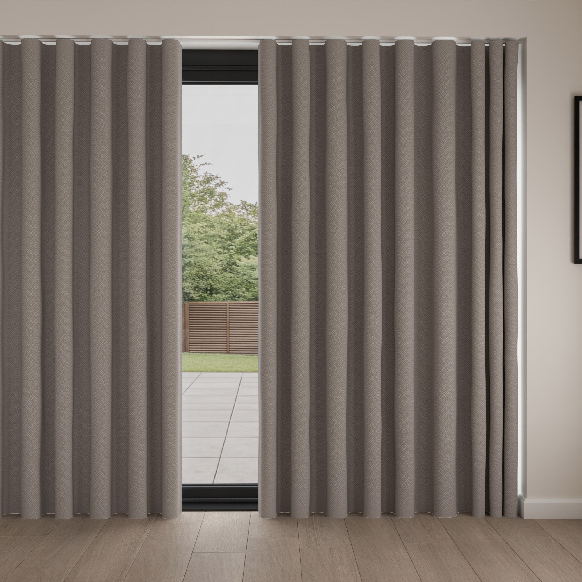Leysin Graphite Wave Curtain - Image 4