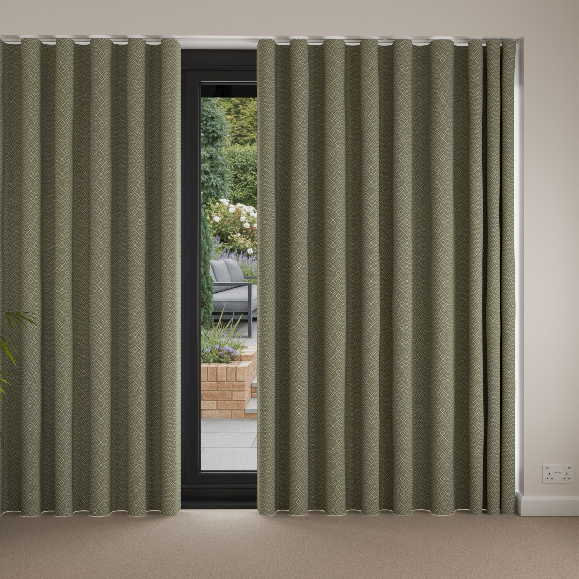 Leysin Sage Wave Curtain - Image 4