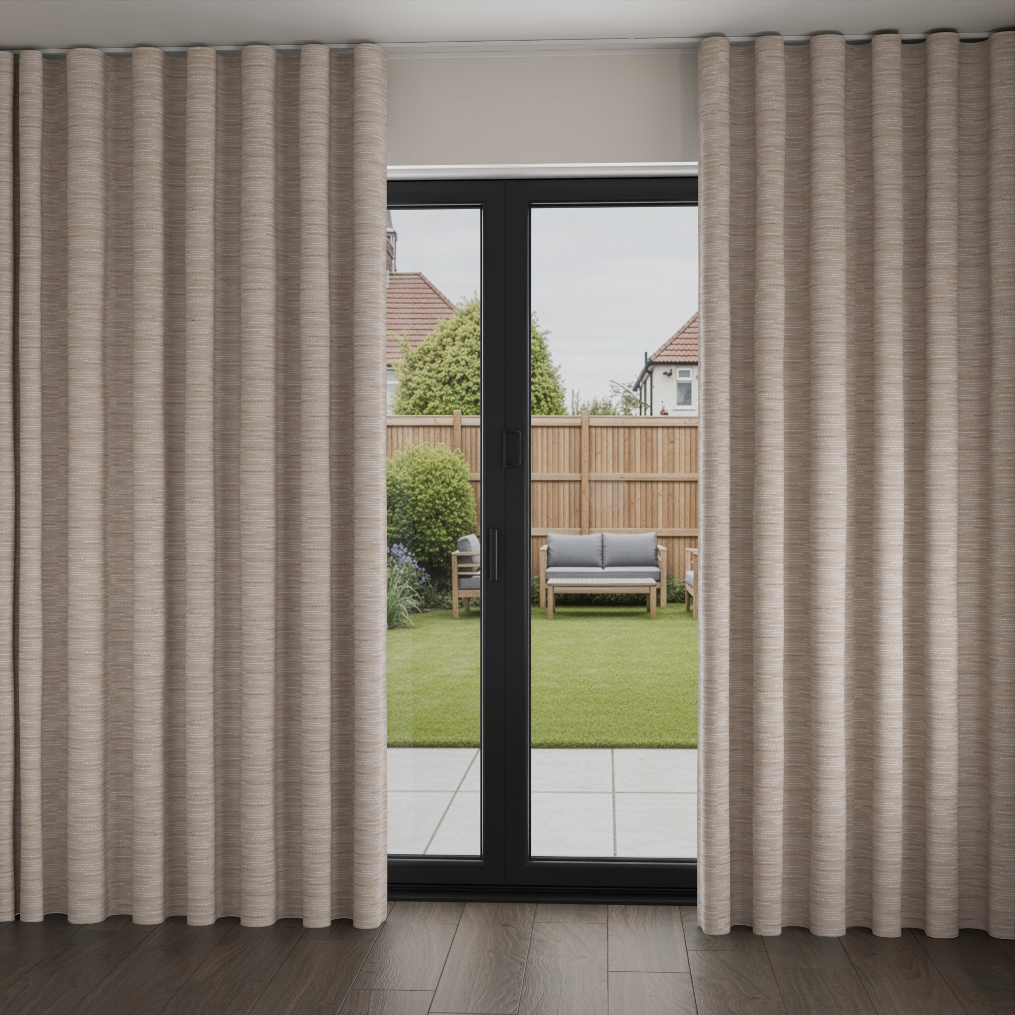 Santiago Oyster Wave Curtain - Image 2