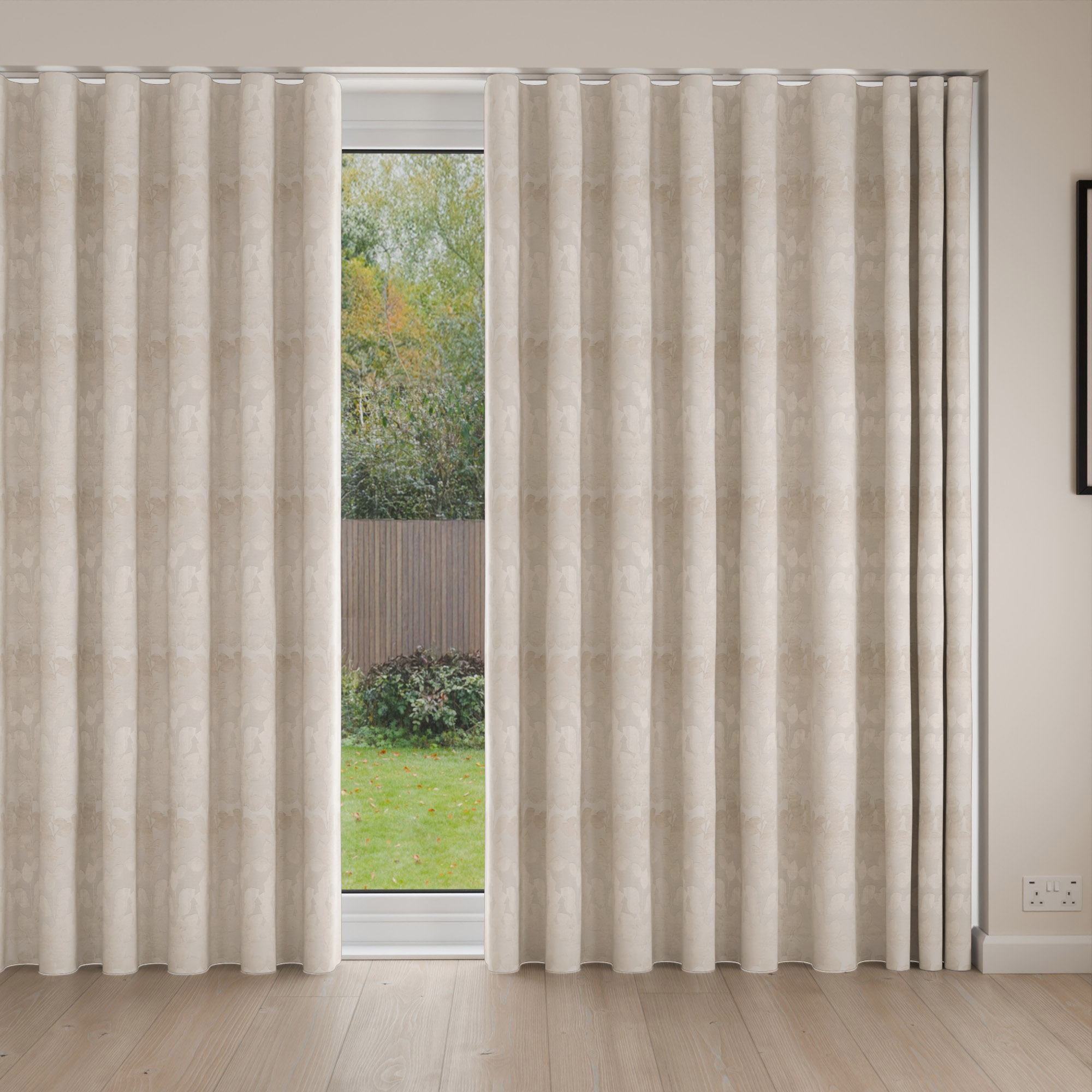 Lugano Oyster Wave Curtain - Image 4