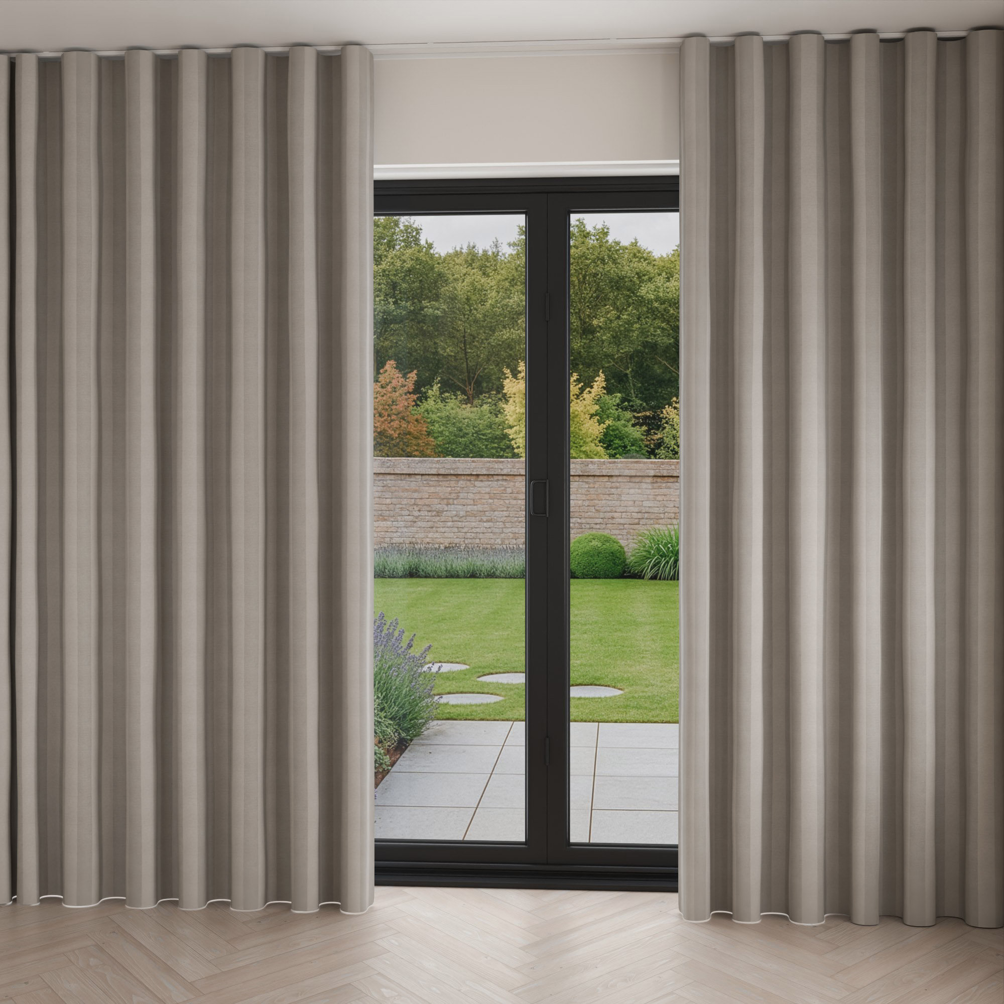 Meilen Pewter Wave Curtain - Image 2