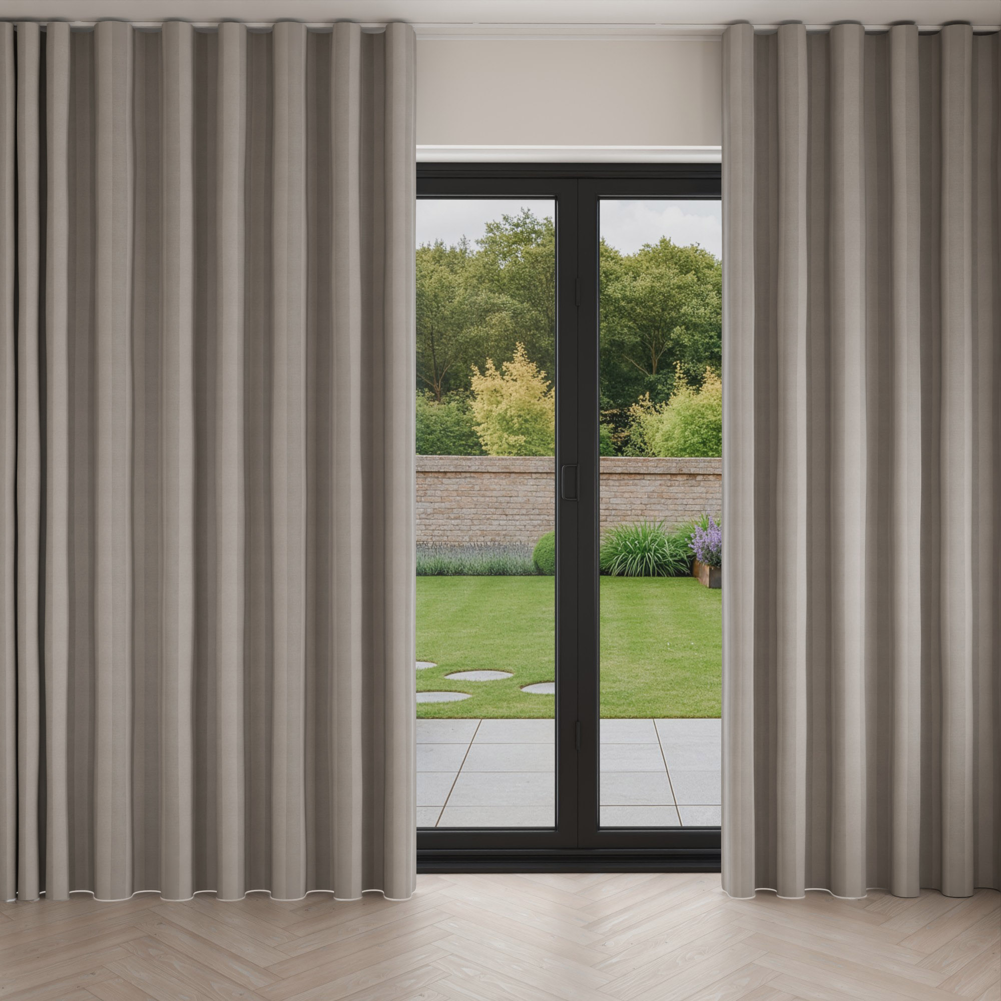 Meilen Pewter Wave Curtain - Image 3