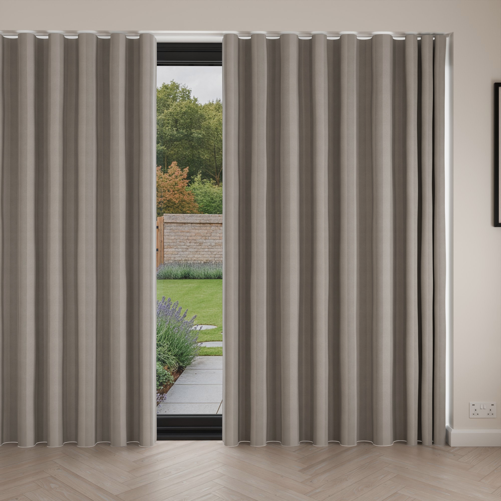 Meilen Pewter Wave Curtain - Image 4