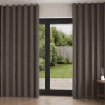 Carioca Graphite Wave Curtain