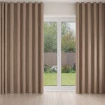 Arlo Oatmeal Wave Curtain