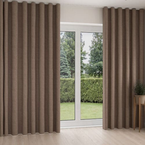 Novi Parchment Wave Curtain