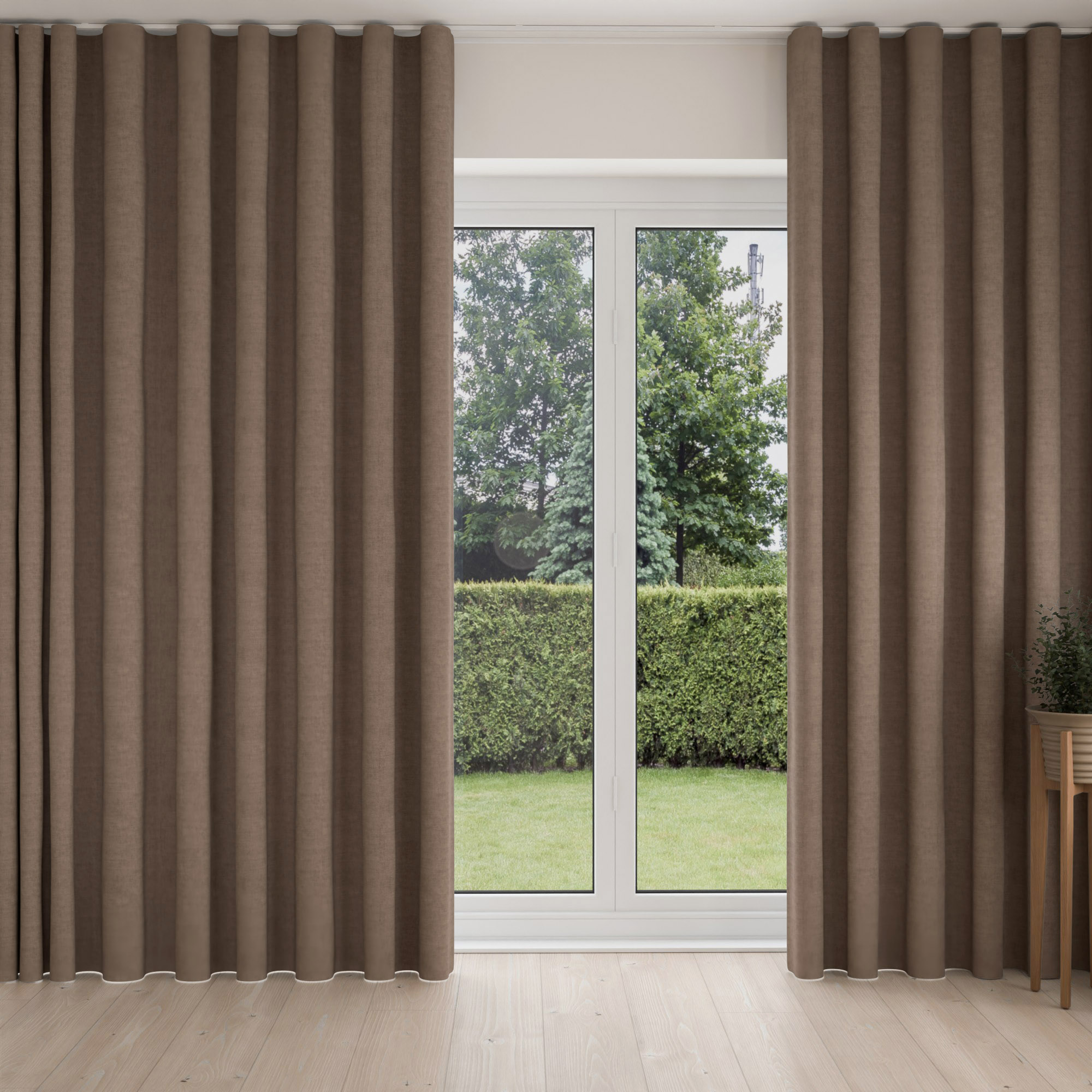 Novi Parchment Wave Curtain - Image 3