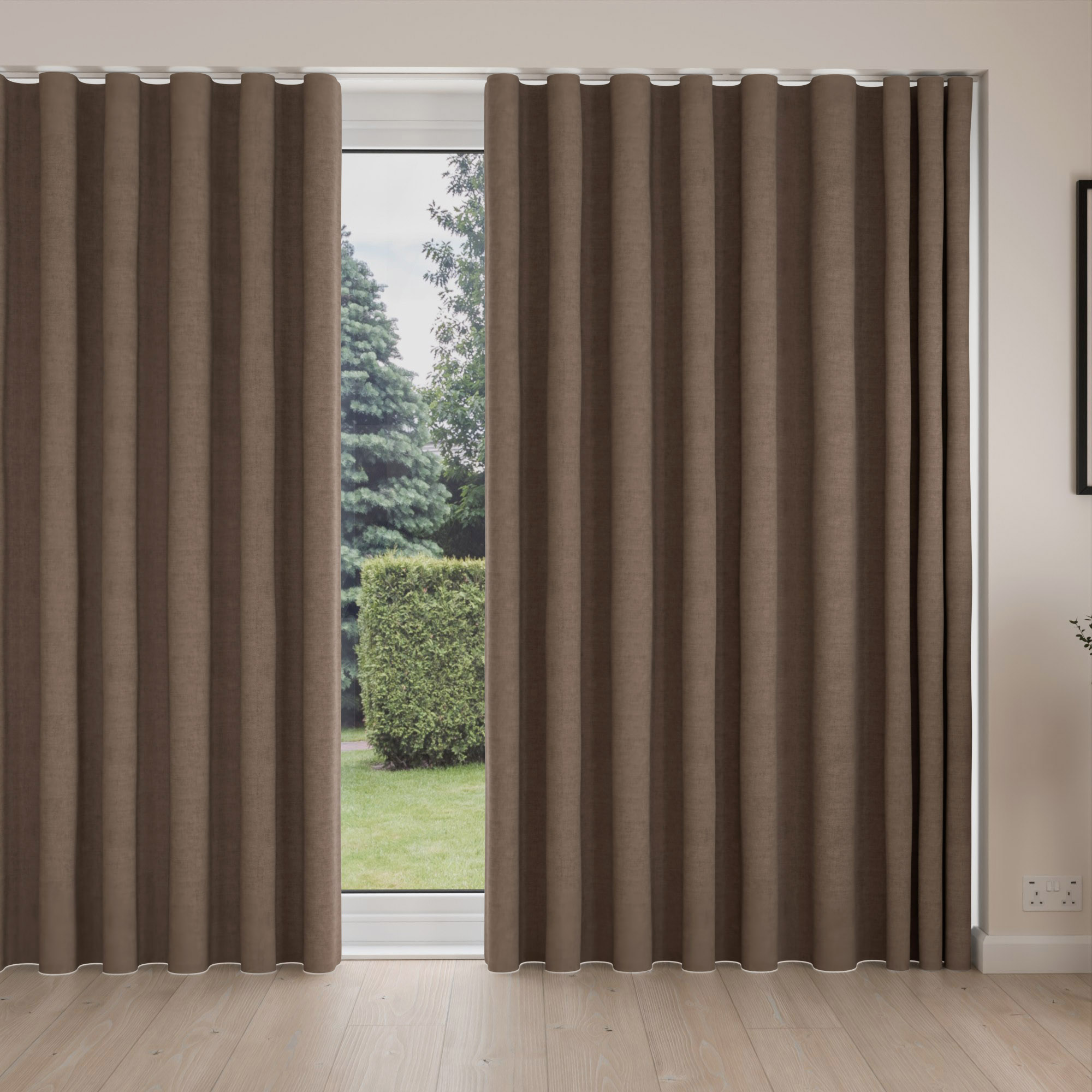 Novi Parchment Wave Curtain - Image 4