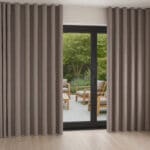 Novi Charcoal Wave Curtain