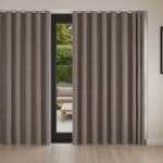 Novi Charcoal Wave Curtain