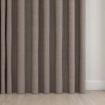 Novi Charcoal Wave Curtain