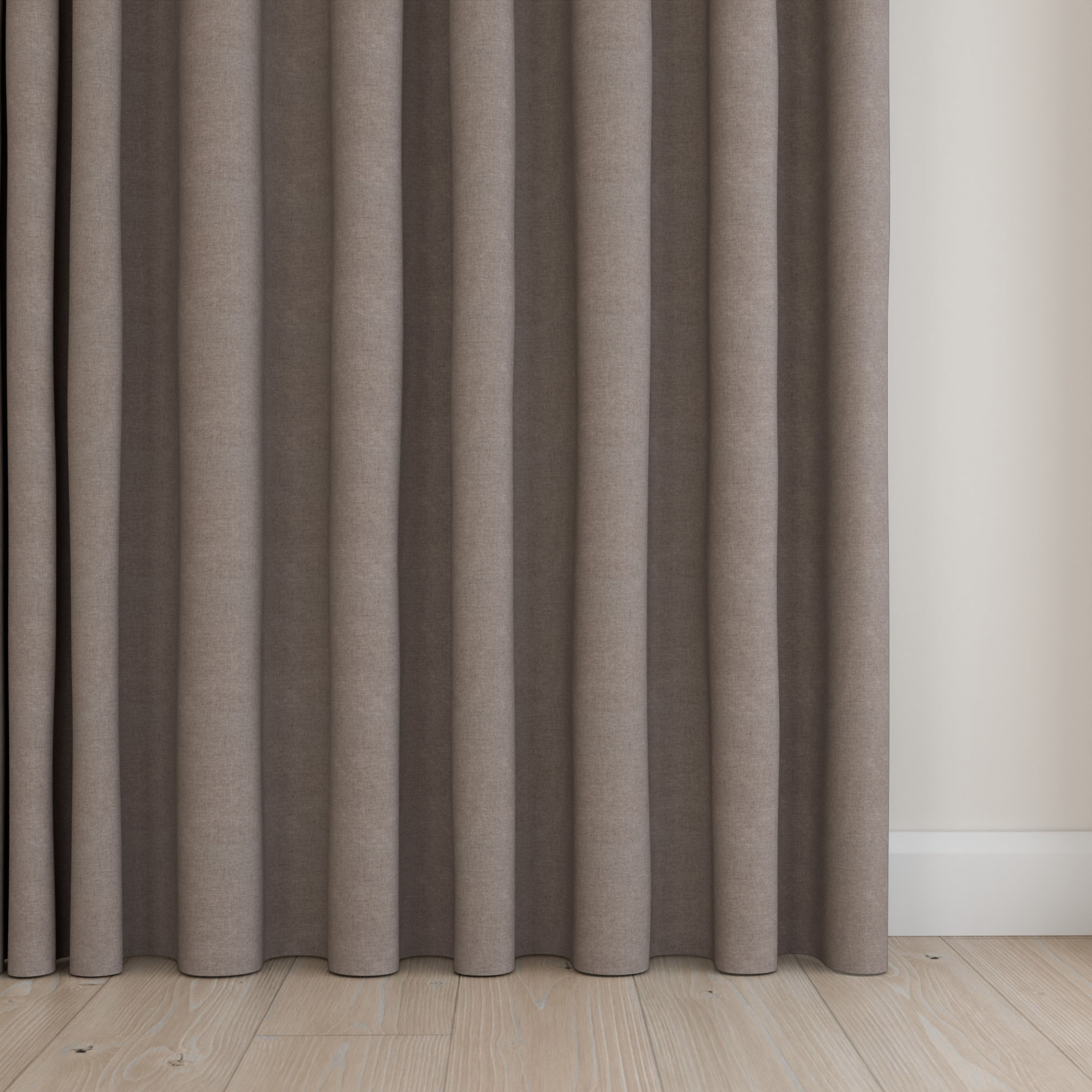 Novi Charcoal Wave Curtain - Image 5