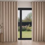 Novi Beige Wave Curtain