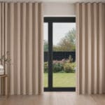 Novi Beige Wave Curtain
